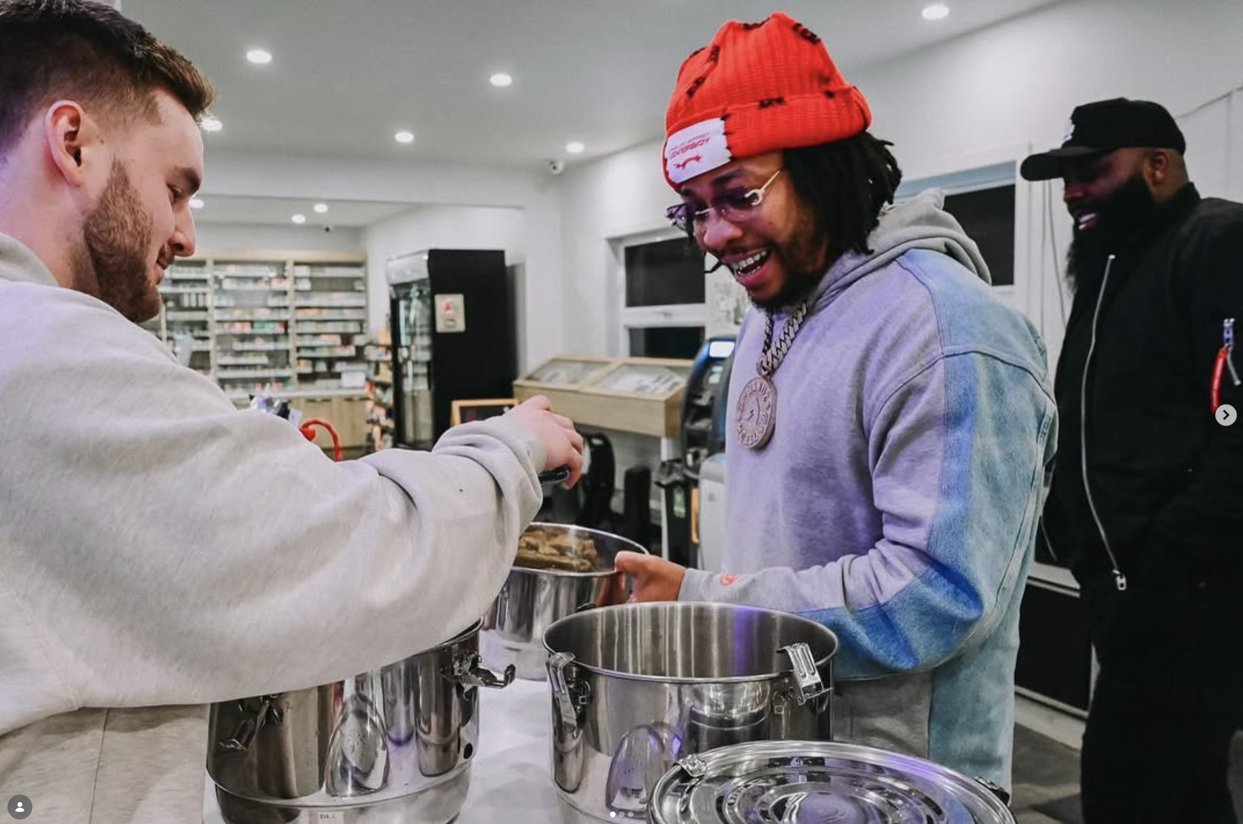 Behind the counter at The Medicine Box